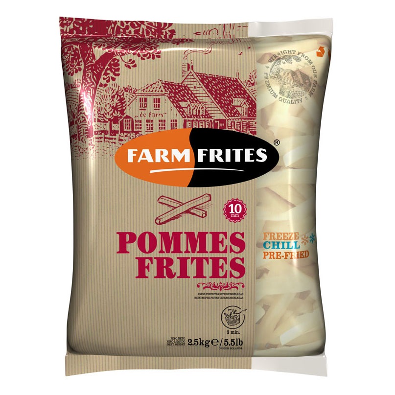 Картофель фри 10 мм, Farm Frites (2,5кг)