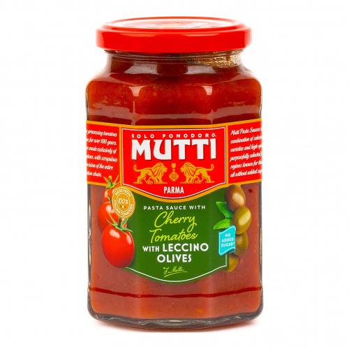 Соус томатный с оливками, Mutti (0,400кг)