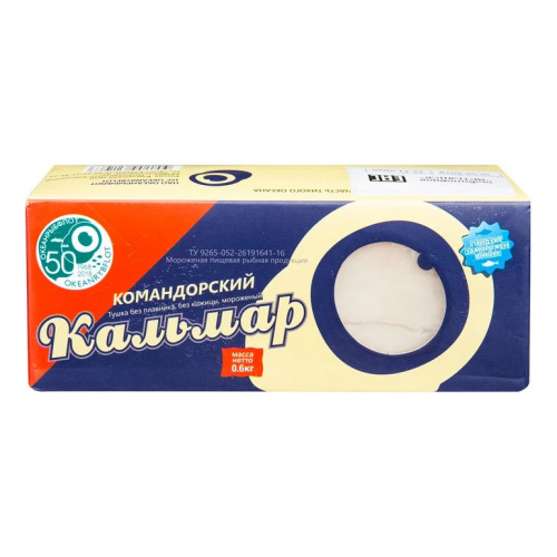 Кальмар командорский филе (0,600кг)