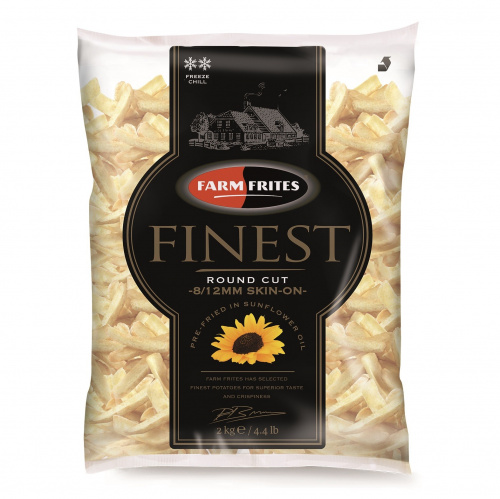 Картофель фри 8/12 мм с кожурой "Finest", Farm Frites (2кг)