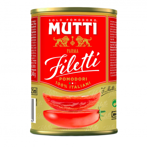 Томаты резаные дольками, Mutti (0,400кг)