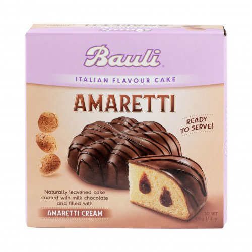 Кекс с кремовой начинкой Amaretti в шоколадной глазури (Torta Amaretti Italian flavour )