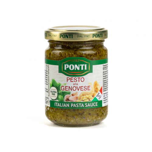 Соус Песто Алла Дженовезе, Ponti (0,135кг) Соус Песто Алла Дженовезе, Ponti (0,135кг)