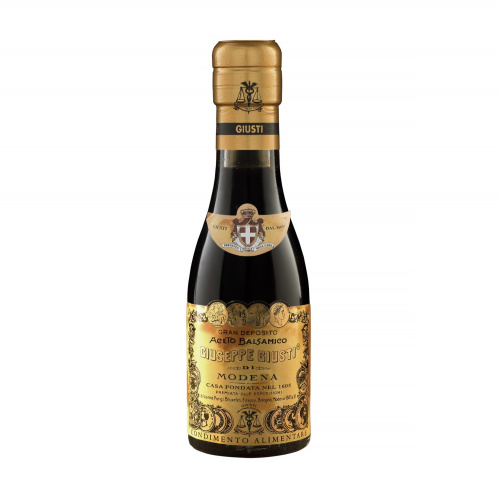 Бальзамический уксус Giusti 4 Medaglie d'oro Quattro Centenario Champagnotta, выдержка 15 лет (0,100л) Бальзамический уксус Giusti 4 Medaglie d'oro Quattro Centenario Champagnotta, выдержка 15 лет (0,100л)