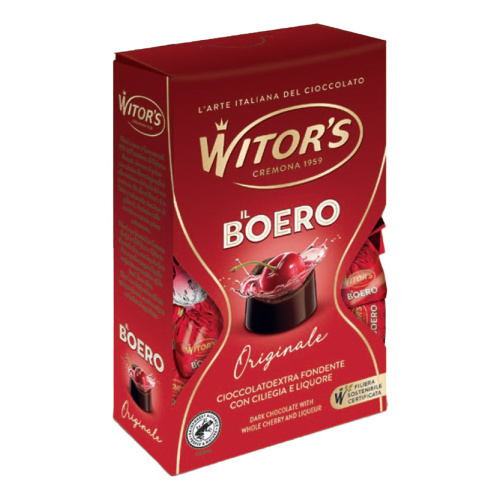 Конфеты с вишней и ликером "Il Boero" ТМ «Witor’s» (145 г) упак. 12 шт.