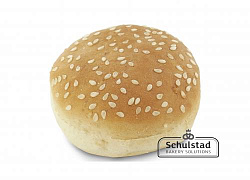 Булочка для гамбургера 100 мм. с кунжутом, Schulstad  (0,52-0,53кг*48)