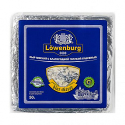 Сыр мягкий с благородной голубой плесенью, Lowenburg TM Käsesch  50% (1кг)