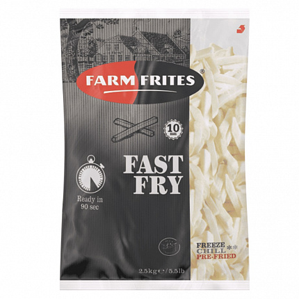 Картофель фри Fast fry 10мм, Farm Frites (2,5кг)