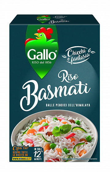 Рис Басмати, Riso Gallo (0,500кг)