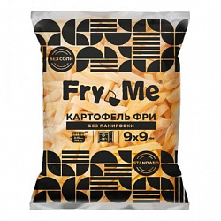 Картофель Фри без панировки 9х9мм Стандарт, Fry Me (2,5кг)