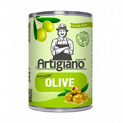 Оливки без косточки, ARTIGIANO (0,350кг)