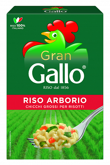 Рис шлифованный Арборио для ризотто, Riso Gallo (1кг)